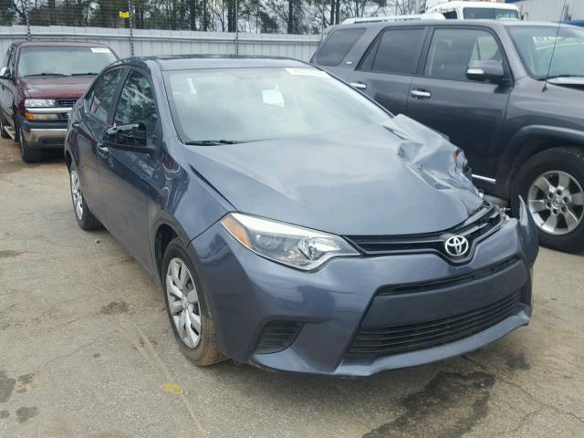 2T1BURHE0EC179266 - 2014 TOYOTA COROLLA L GRAY photo 1