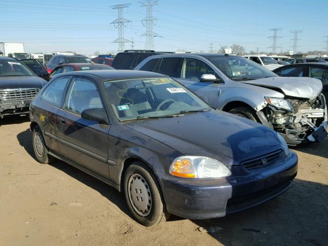 2HGEJ6348VH115132 - 1997 HONDA CIVIC DX PURPLE photo 1