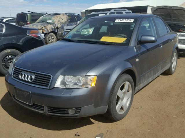 WAULC68E62A228859 - 2002 AUDI A4 1.8T QU CHARCOAL photo 2