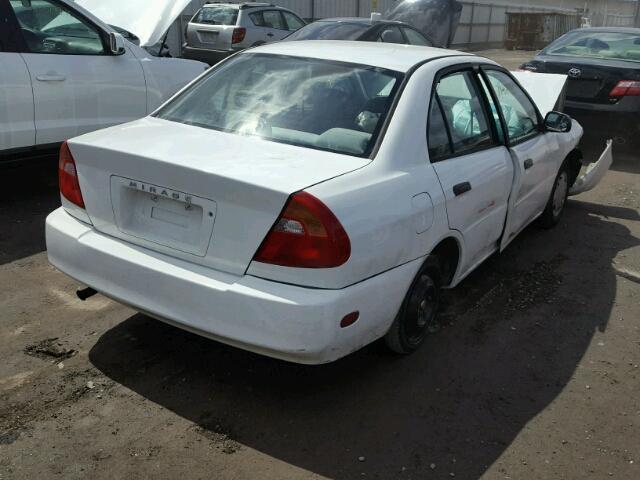 JA3AY26A1XU030165 - 1999 MITSUBISHI MIRAGE DE WHITE photo 4