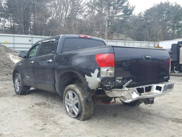 5TBDV58187S467955 - 2007 TOYOTA TUNDRA CRE BLACK photo 3