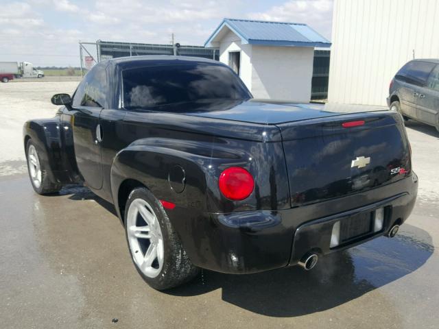 1GCES14H85B115043 - 2005 CHEVROLET SSR BLACK photo 3