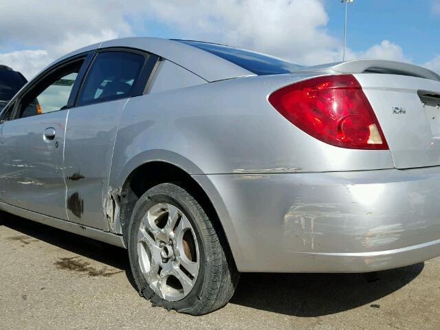 1G8AM12F84Z170280 - 2004 SATURN ION LEVEL SILVER photo 10