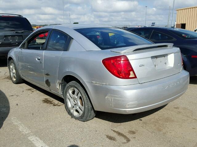 1G8AM12F84Z170280 - 2004 SATURN ION LEVEL SILVER photo 3