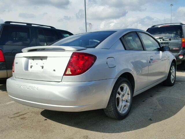 1G8AM12F84Z170280 - 2004 SATURN ION LEVEL SILVER photo 4