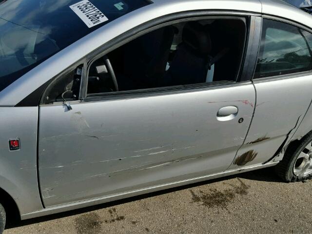 1G8AM12F84Z170280 - 2004 SATURN ION LEVEL SILVER photo 9