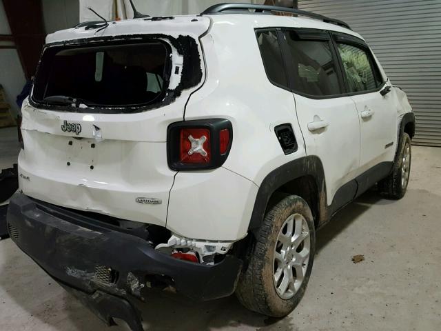 ZACCJBBB2HPE44037 - 2017 JEEP RENEGADE L WHITE photo 4