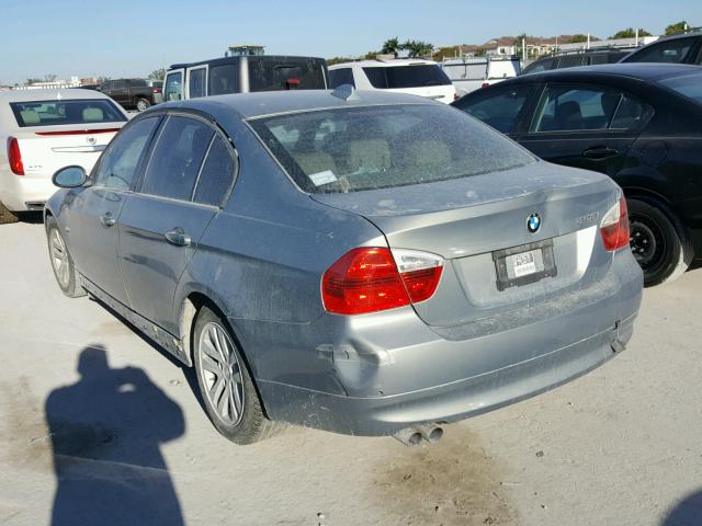 WBAVA33567KX72784 - 2007 BMW 328 I SILVER photo 3