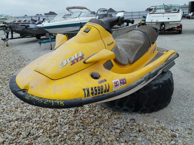 KAW207131900 - 2000 KAWASAKI JET SKI YELLOW photo 2