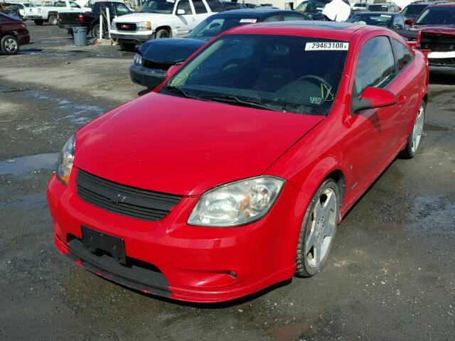 1G1AP14P467855760 - 2006 CHEVROLET COBALT SS RED photo 2