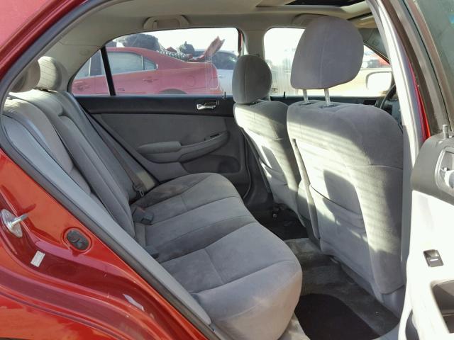 1HGCM56747A207807 - 2007 HONDA ACCORD EX RED photo 6