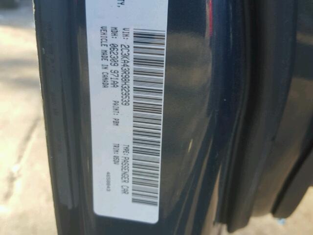 2C3KA43R98H329539 - 2008 CHRYSLER 300 LX BLUE photo 10