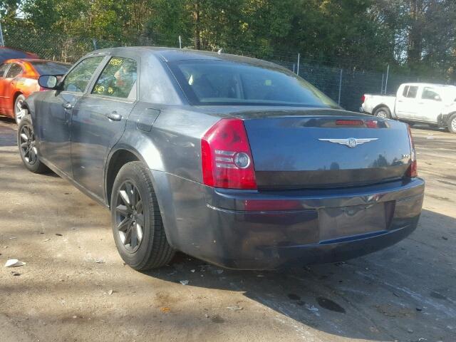 2C3KA43R98H329539 - 2008 CHRYSLER 300 LX BLUE photo 3