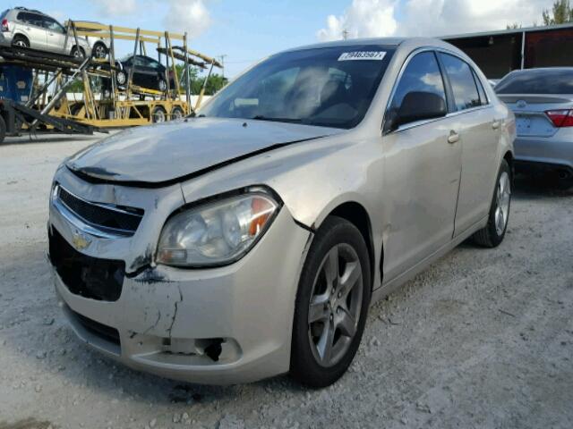 1G1ZB5E16BF119258 - 2011 CHEVROLET MALIBU LS BEIGE photo 2