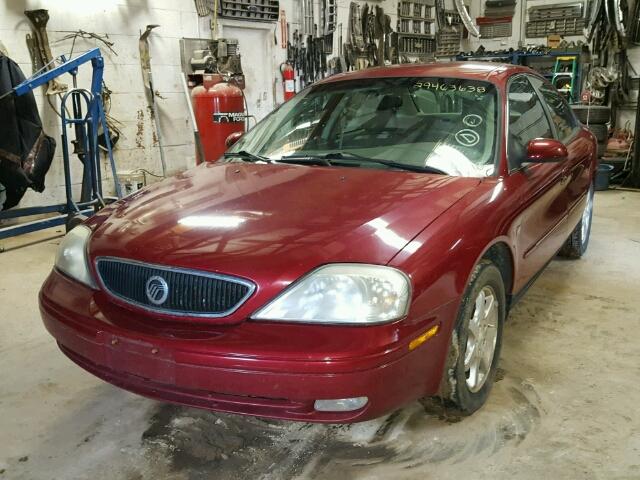 1MEFM55S23A610596 - 2003 MERCURY SABLE LS P MAROON photo 2