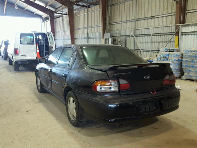 1G1NE52J9Y6171969 - 2000 CHEVROLET MALIBU LS BLACK photo 3