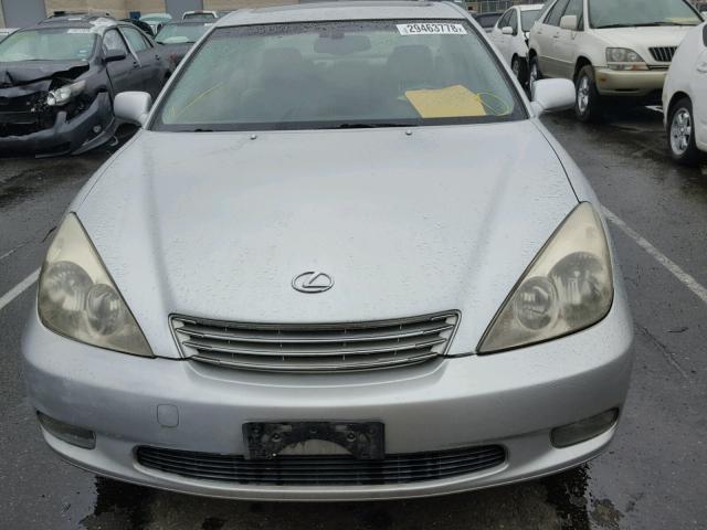 JTHBA30G540019829 - 2004 LEXUS ES 330 SILVER photo 9