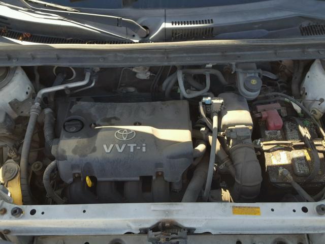 JTLKT334840138430 - 2004 TOYOTA SCION XB WHITE photo 7