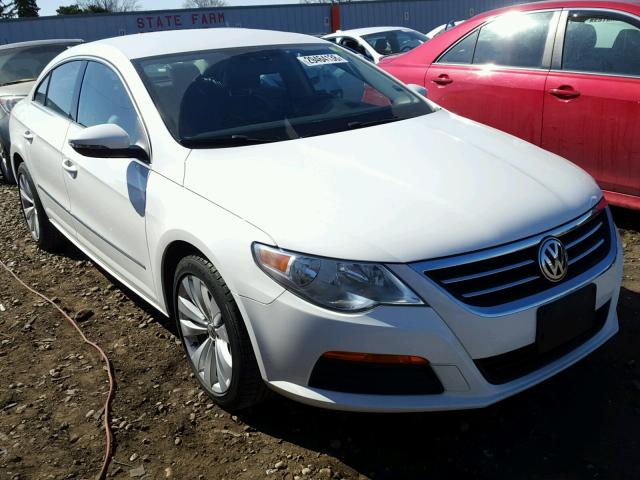 WVWMN7AN9CE533655 - 2012 VOLKSWAGEN CC SPORT WHITE photo 1