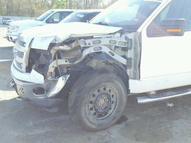 1FTFW1EFXDKE44475 - 2013 FORD F150 SUPER WHITE photo 9