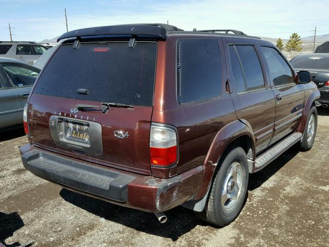 JNRAR07Y7XW068812 - 1999 INFINITI QX4 MAROON photo 4