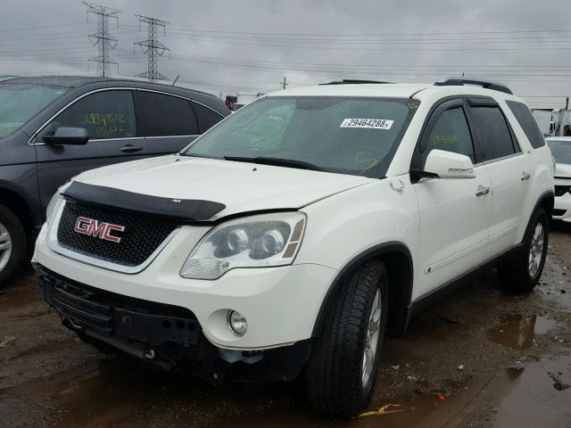 1GKEV23D69J208347 - 2009 GMC ACADIA SLT თეთრი ფოტო 2