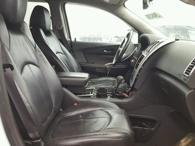 1GKEV23D69J208347 - 2009 GMC ACADIA SLT თეთრი ფოტო 5