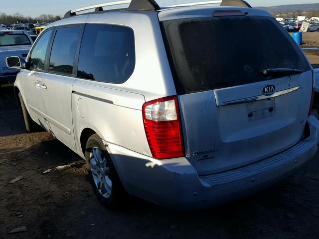 KNDMB233366029446 - 2006 KIA SEDONA EX SILVER photo 3