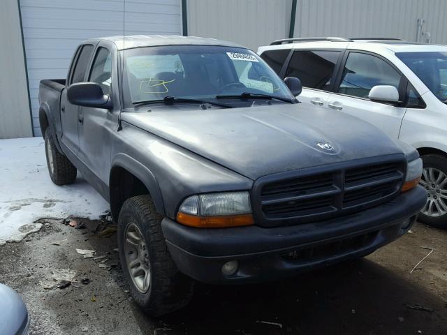 1B7HG38N92S699104 - 2002 DODGE DAKOTA QUA BLACK photo 1