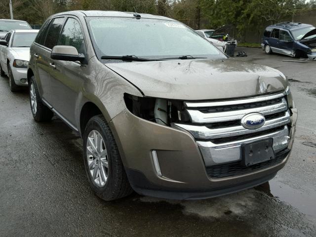 2FMDK4KC8DBA96079 - 2013 FORD EDGE LIMIT GRAY photo 1