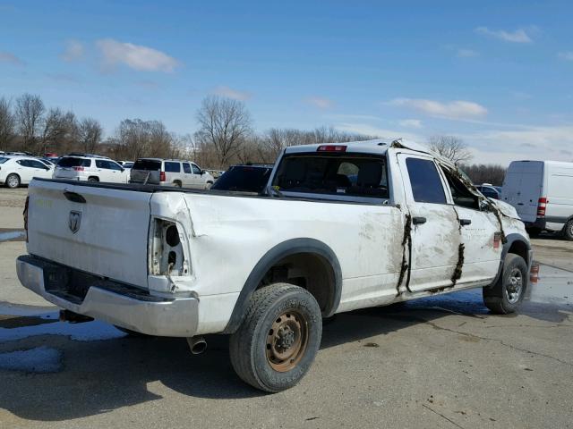 3C6UD5HL3CG119699 - 2012 DODGE RAM 2500 S WHITE photo 4