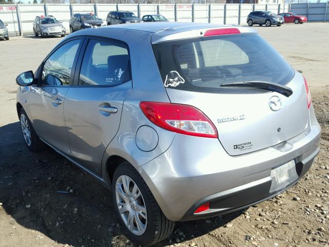 JM1DE1KY2C0139126 - 2012 MAZDA MAZDA2 SILVER photo 3