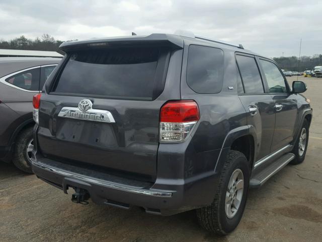 JTEZU5JR4A5012867 - 2010 TOYOTA 4RUNNER SR GRAY photo 4