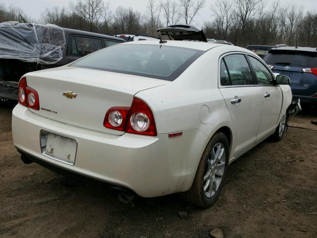 1G1ZE5E72AF229623 - 2010 CHEVROLET MALIBU LTZ WHITE photo 4