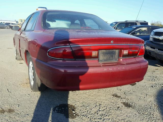 2G4WS52J251138203 - 2005 BUICK CENTURY CU BURGUNDY photo 3