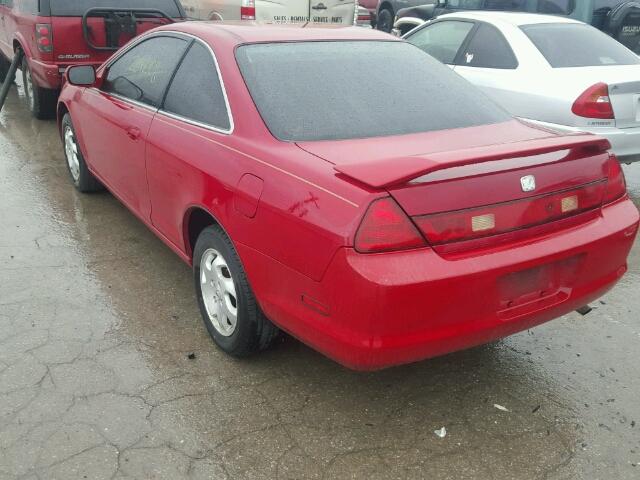 1HGCG3251YA000955 - 2000 HONDA ACCORD EX RED photo 3