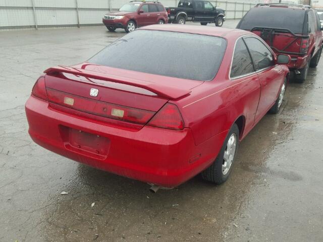 1HGCG3251YA000955 - 2000 HONDA ACCORD EX RED photo 4