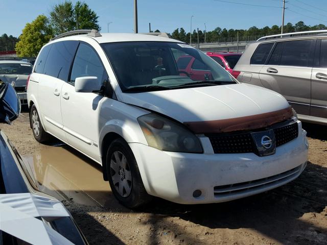 5N1BV28U36N124185 - 2006 NISSAN QUEST S WHITE photo 1