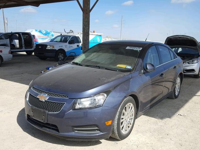 1G1PJ5SB5D7208260 - 2013 CHEVROLET CRUZE ECO BLUE photo 2