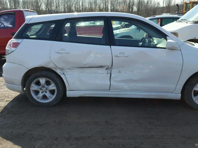 2T1KR32E68C699063 - 2008 TOYOTA COROLLA MA WHITE photo 9