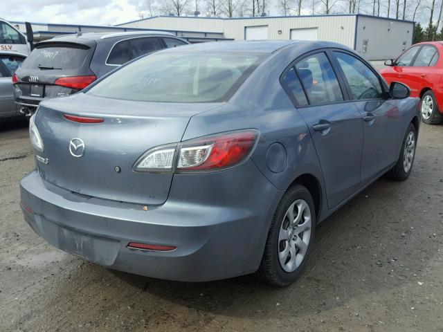 JM1BL1TG2D1755455 - 2013 MAZDA 3 I GRAY photo 4