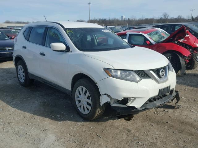 5N1AT2MV1GC871121 - 2016 NISSAN ROGUE S WHITE photo 1