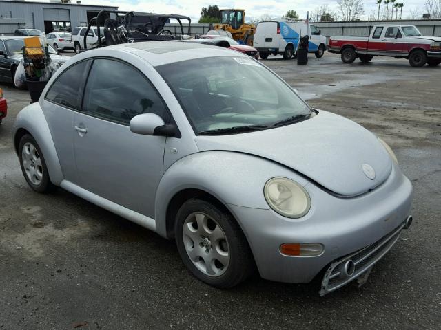 3VWCK21CX2M452174 - 2002 VOLKSWAGEN NEW BEETLE SILVER photo 1