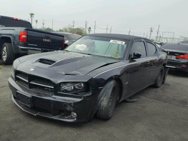 2B3KA73W56H510932 - 2006 DODGE CHARGER SR BLACK photo 2