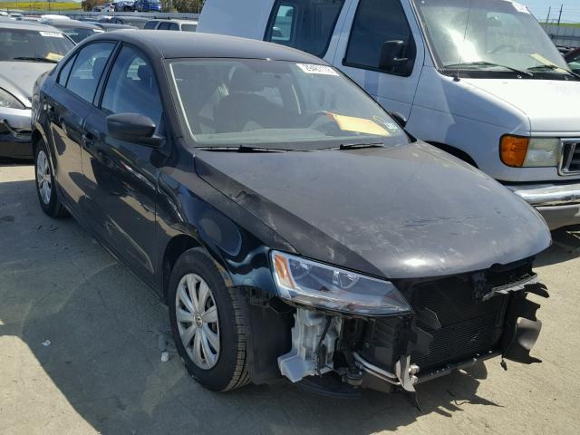 3VW2K7AJ0CM301630 - 2012 VOLKSWAGEN JETTA BASE 黑色 照片 1