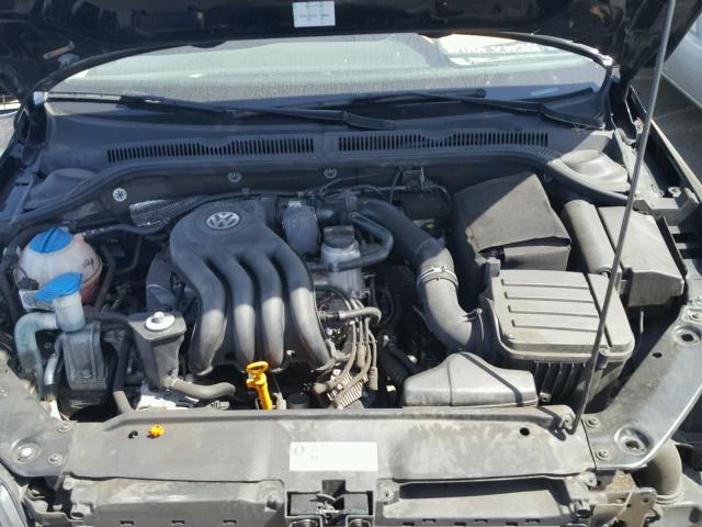 3VW2K7AJ0CM301630 - 2012 VOLKSWAGEN JETTA BASE 黑色 照片 7