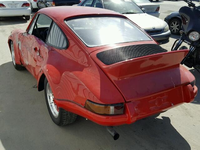 9113200049 - 1973 PORSCHE 911 RED photo 3