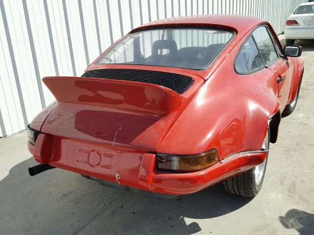 9113200049 - 1973 PORSCHE 911 RED photo 4