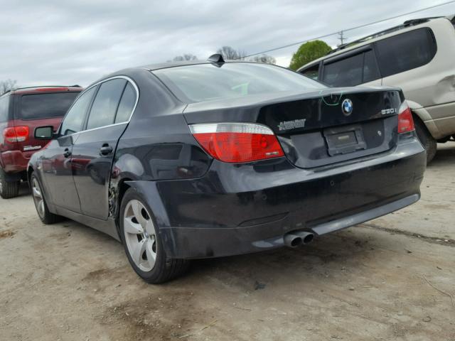 WBANE73546B996548 - 2006 BMW 530 I BLACK photo 3