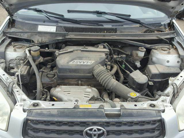 JTEHH20V236079817 - 2003 TOYOTA RAV4 SILVER photo 7